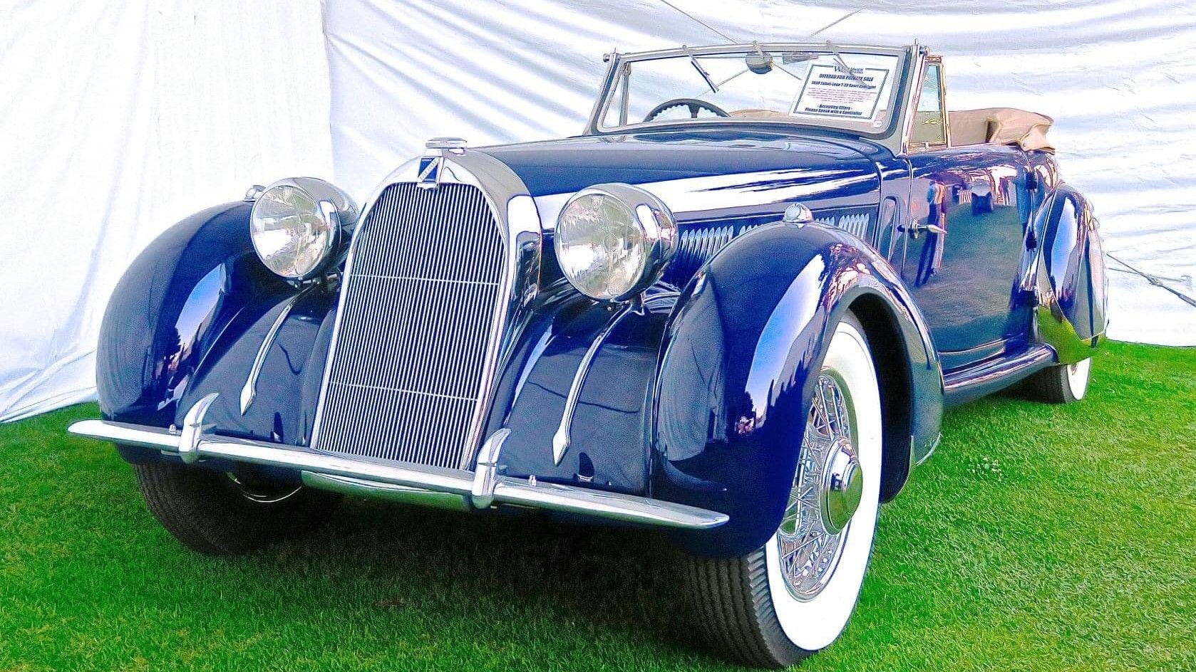 Click to Enlarge-Esc to Close myimgs/ArtDecoCars1937-60/1938 Talbot-Lago T-23 Sport Cabriolet.jpg